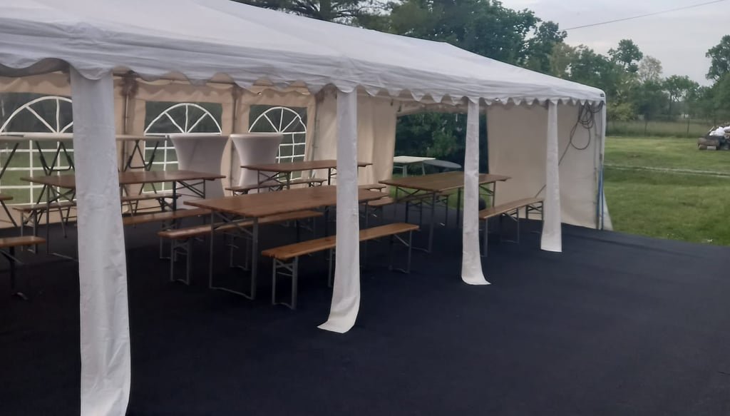 Najam šatora za vjenčanje u prirodi - Gama Events